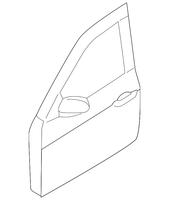 76003-3M000 Деталь DOOR SHELL, LEFT
