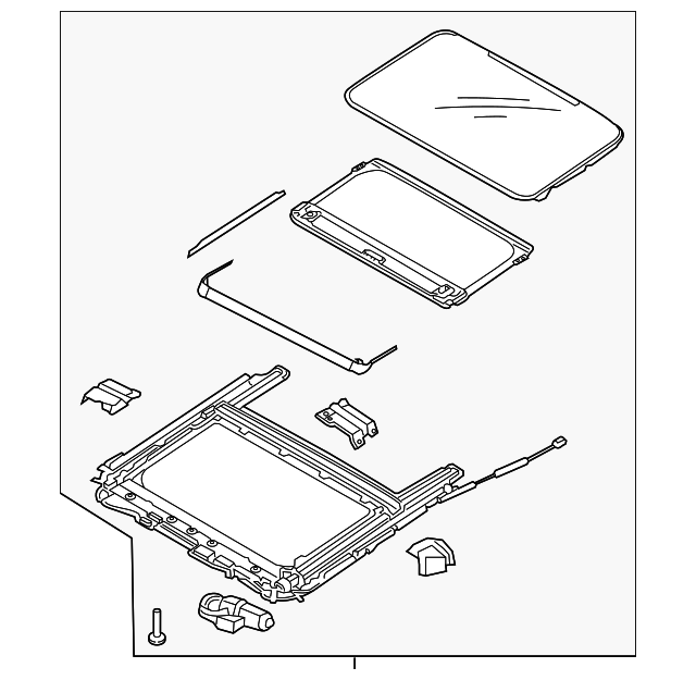 81600-A9000DAA Деталь SUNROOF ASSY