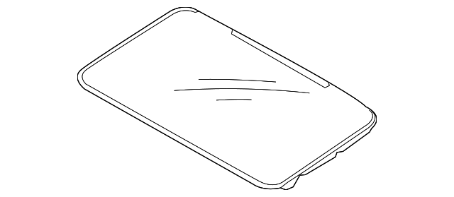 81610-A9000 Деталь SUNROOF GLASS