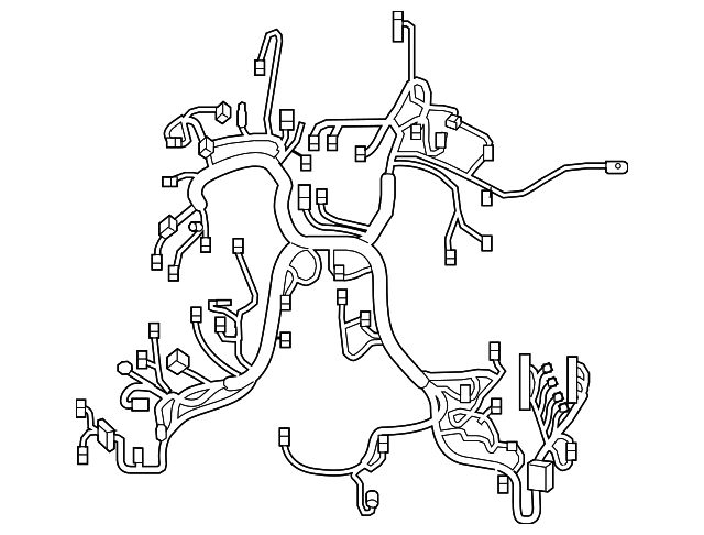 82121-50591 Деталь ENGINE HARNESS