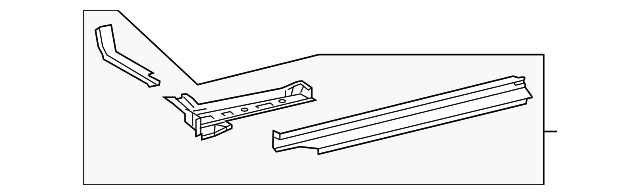 57027-04010 Деталь SIDEMEMBER ASSY, RIGHT