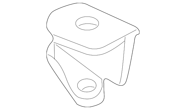 68618-42010 CHECK STRAP BRACKET, LEFT