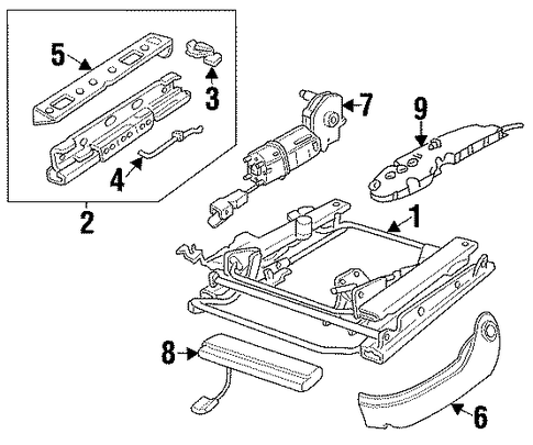 Catera TRACKS & COMPONENTS
