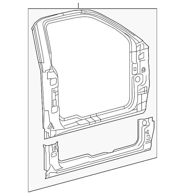 AL3Z-18211A10-B Деталь APERTURE PANEL, RIGHT