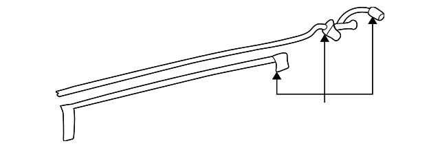 1E0-871-794-A Деталь PRESSURE LINE, LEFT