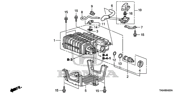 ELECTRICAL / EXHAUST / HEATER / FUEL/CANISTER (KA/KC/KL) for 2008 Honda ACCORD SEDAN #1