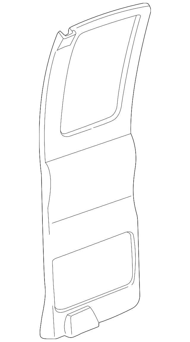 15754032 Деталь TRIM PANEL, RIGHT