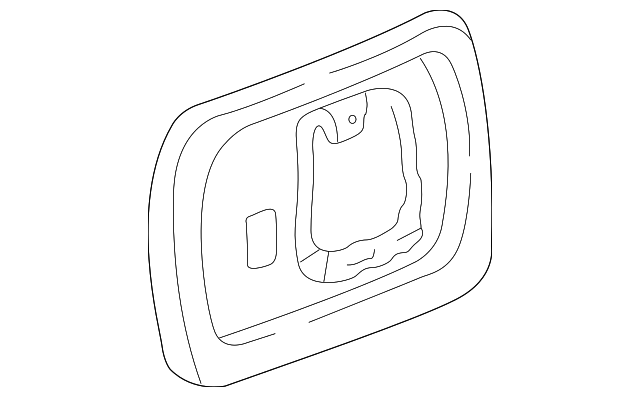 15740911 Деталь HANDLE BEZEL, RIGHT
