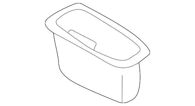 25727815 Деталь ASHTRAY, LEFT