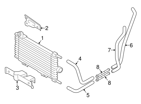 NV200 TRANS OIL COOLER