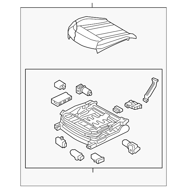 88100-B1860-PPR Деталь CUSHION ASSY