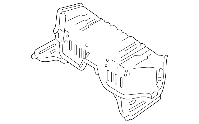 6170068D00 Деталь CENTER FLOOR PAN