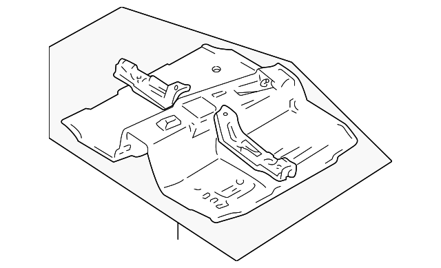 6140067D01 Деталь FRONT FLOOR PAN