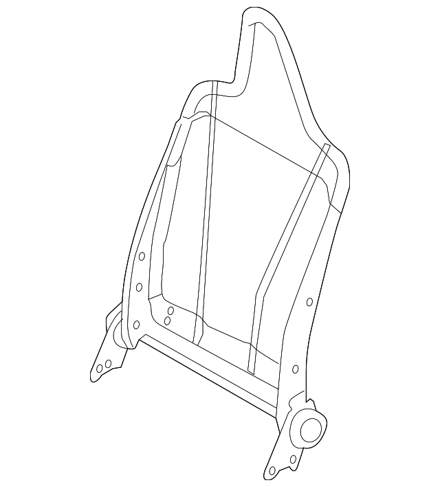 71630-74040 Деталь SEAT BACK FRAME, RIGHT