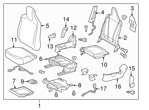 iQ PASSENGER SEAT COMPONENTS