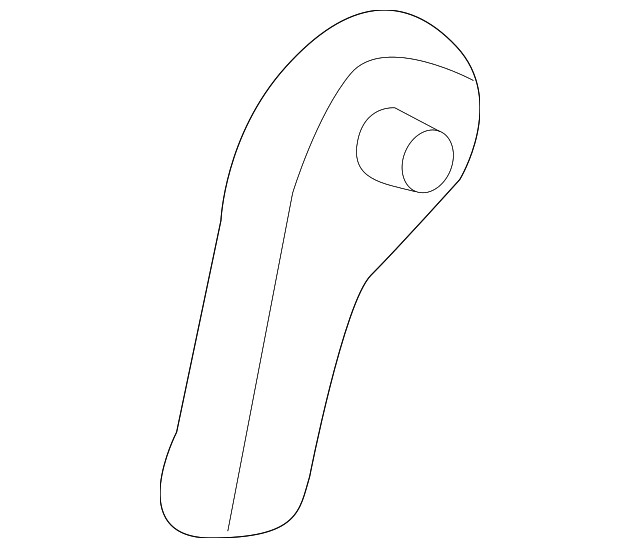 72507-74010-C0 Деталь RECLINE LEVER, RIGHT