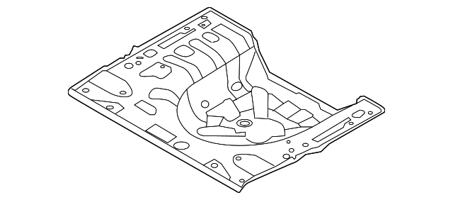 65513-3X000 Деталь REAR PANEL