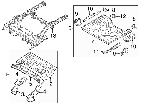 Elantra REAR FLOOR & RAILS 2