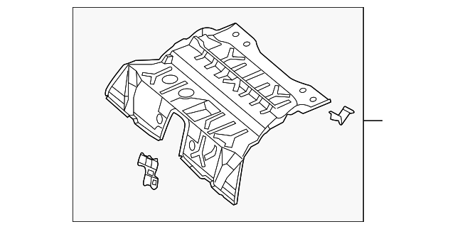 5097441AB Деталь REAR FLOOR PAN
