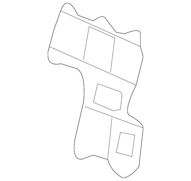 5098772AA Деталь REAR FLOOR PAN FRONT BRACKET
