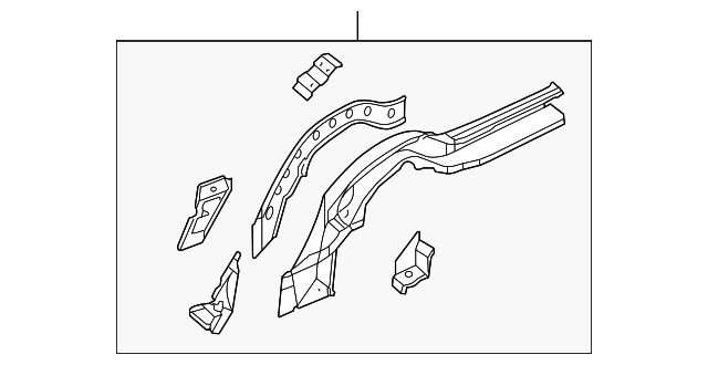 5139029AA Деталь SIDE RAIL ASSY, LEFT