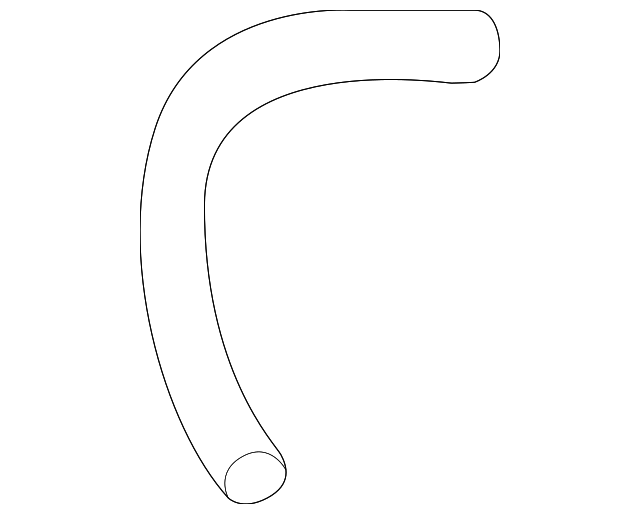 25412-2K701 Деталь LOWER HOSE