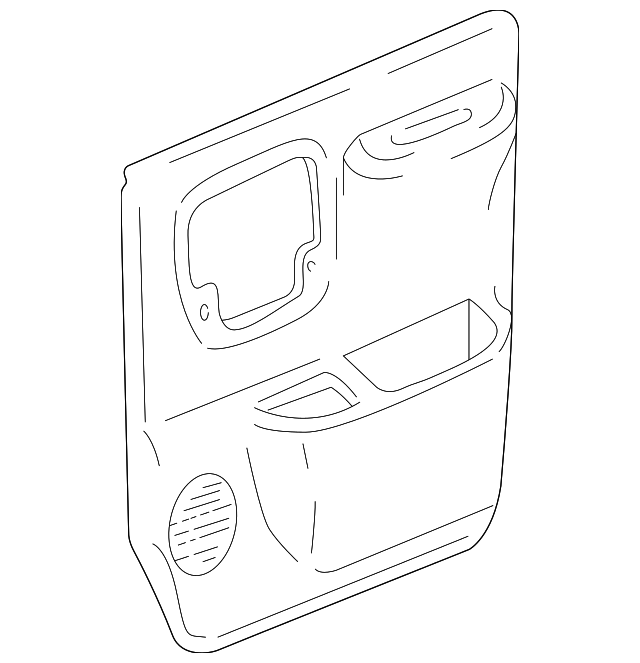 19244636 Деталь DOOR TRIM PANEL, RIGHT
