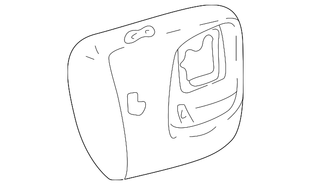 88937389 Деталь SWITCH PANEL, LEFT