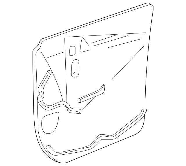 15762238 Деталь WATER DEFLECTOR, RIGHT