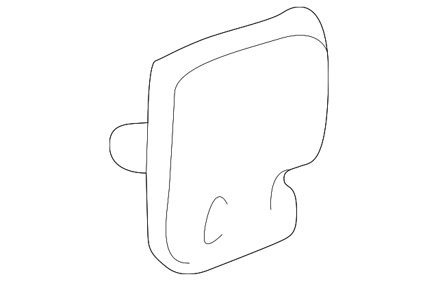 15051637 Деталь HANDLE BEZEL, LEFT