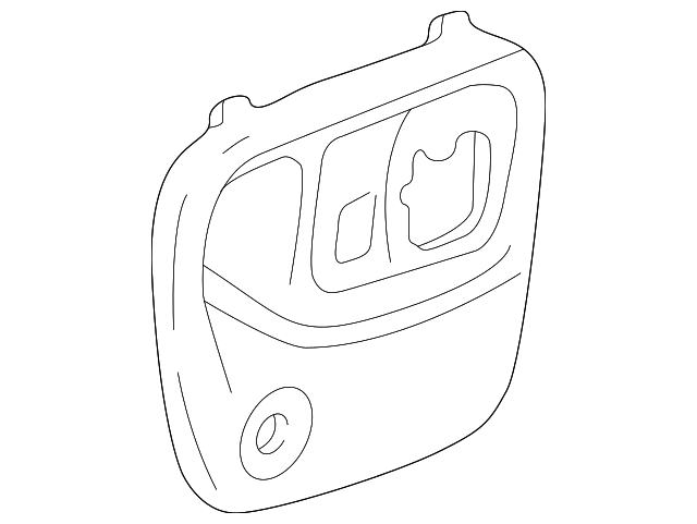 15025122 Деталь TRIM PLATE, RIGHT