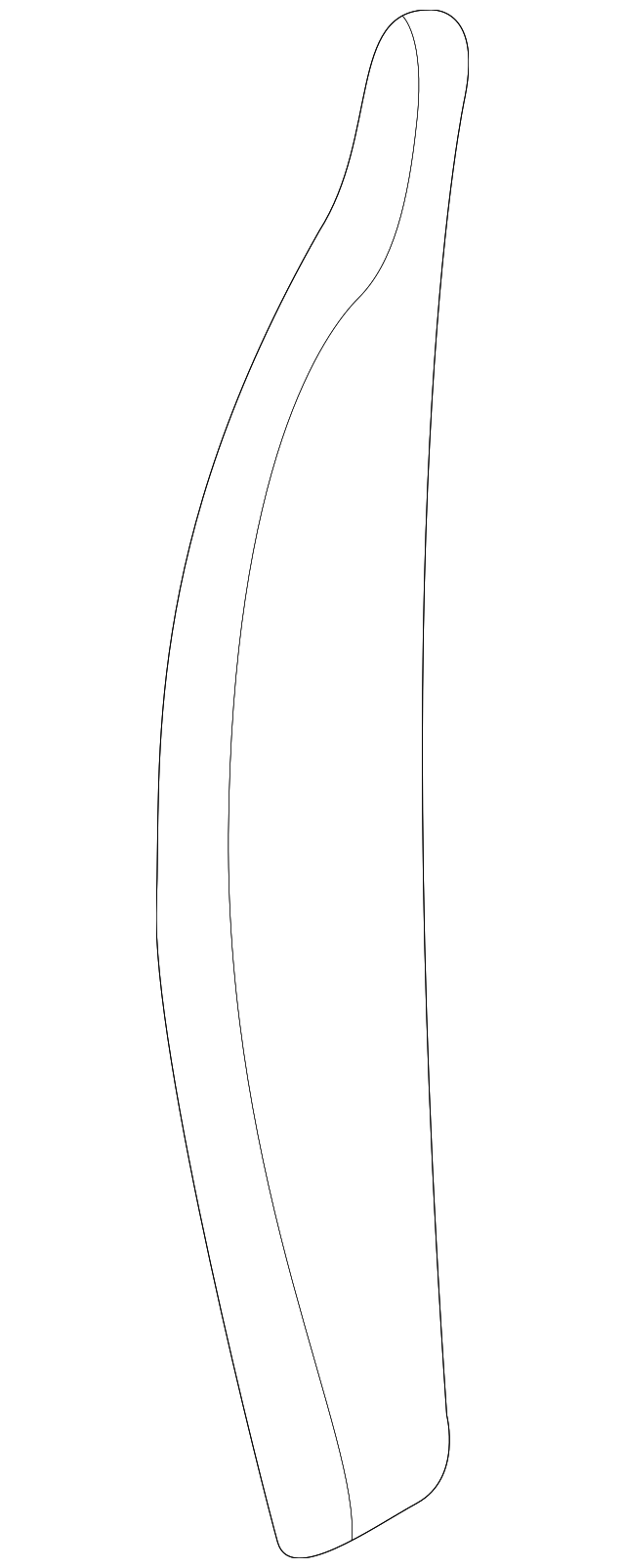 15749341 Деталь FRONT MOLDING, LEFT