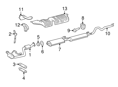 Sprinter 2500 EXHAUST COMPONENTS