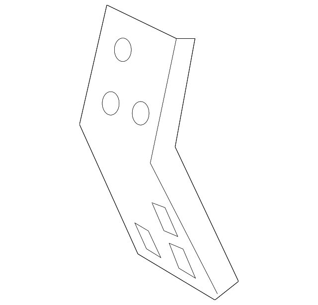 68172-JK600 Деталь REINF BEAM STAY, RIGHT