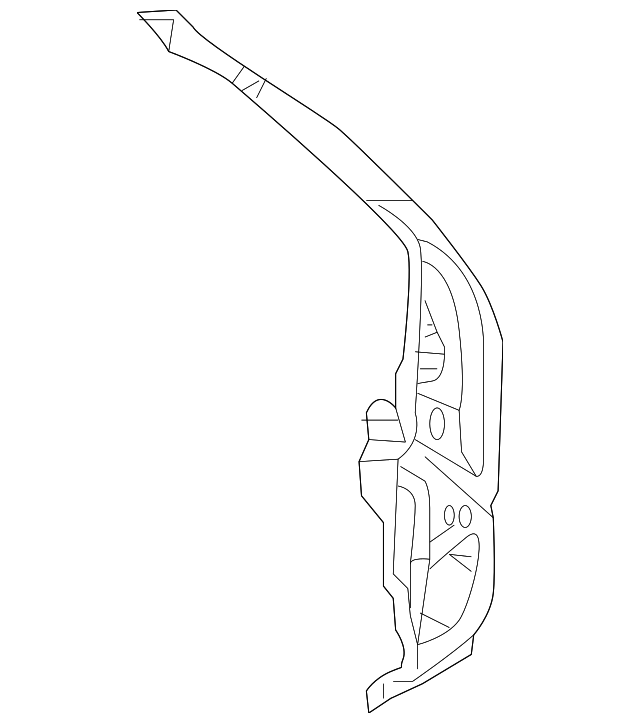 71550-1F010 Деталь REAR PILLAR, LEFT