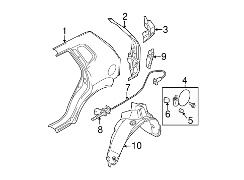 Sportage FUEL DOOR