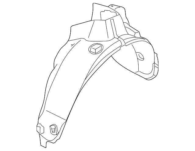 86821-1F000 Деталь SPLASH SHIELD, LEFT