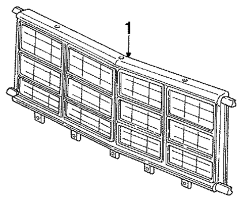 B150 GRILLE & COMPONENTS