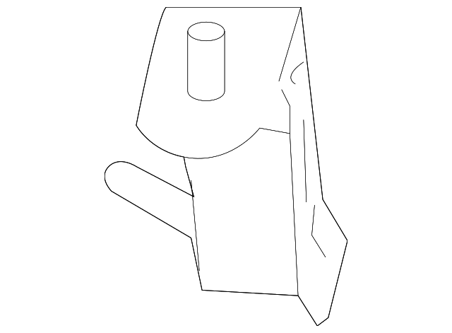 11257-50050 Деталь ENGINE COVER BRACKET, LEFT