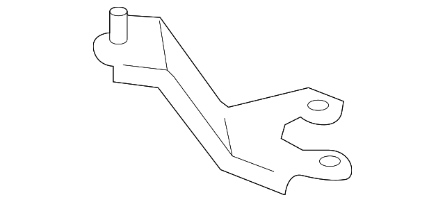 22277-50040 Деталь ENGINE COVER BRACKET, RIGHT