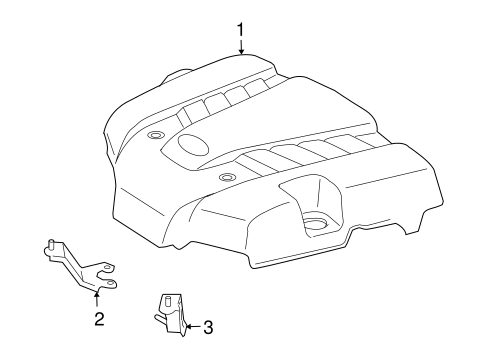 GX470 ENGINE APPEARANCE COVER