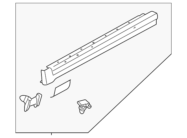3B0-853-856-D-B41 Деталь ROCKER MOLDING, RIGHT