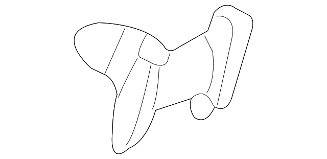 3B0-853-576 Деталь ROCKER MOLDING CLIP, RIGHT