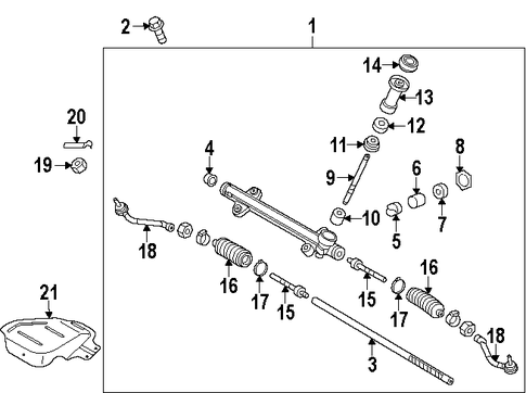 Optima STEERING GEAR & LINKAGE