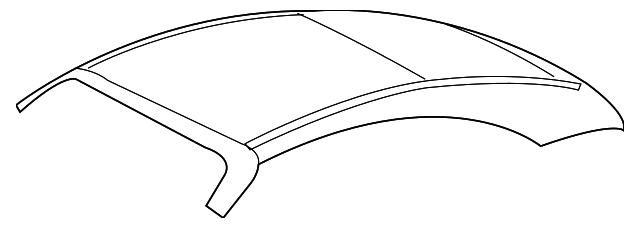 YA00P41AA Деталь DRIP MOLDING, RIGHT