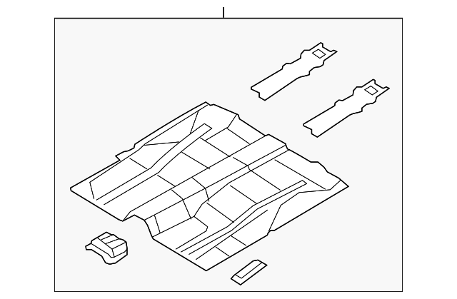 BT4Z-7811141-A Деталь FRONT FLOOR PAN