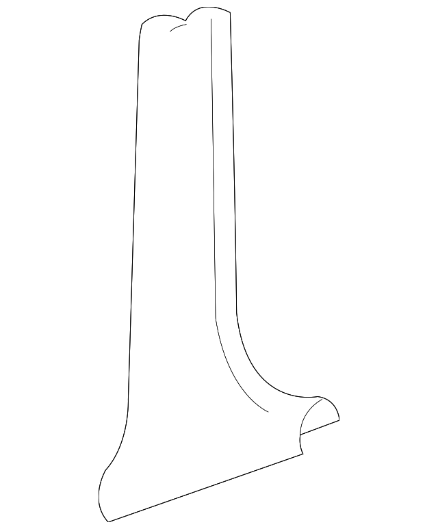 10445757 Деталь LWR CTR PLR TRIM, RIGHT