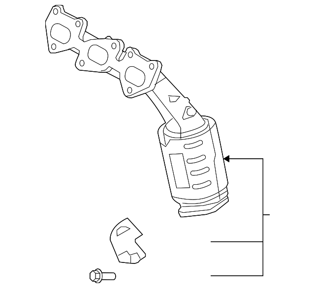 28510-3C025 Деталь EXHAUST MANIFOLD
