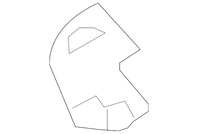 28526-3C550 Деталь HEAT SHIELD, LEFT