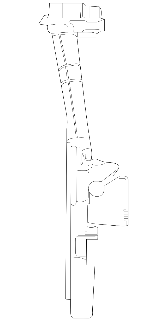 68190444AA Деталь AIR BAFFLE, RIGHT